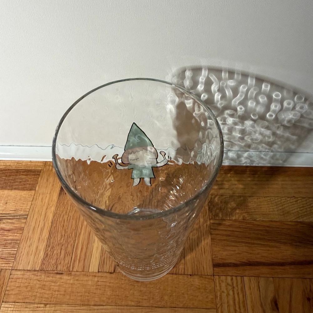 Yoshitomo Nara Collectable Drumming Girl 2 Glass Cup - Picture 3 of 4